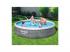 Bestway Fast Set medenceszett, kerek, rattan mintás, 396 cm