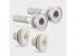 Téglalap alakú Styrofoam profi medence szett 6,00 x 3,00 x 1,50 m, kék fólia, sarok beépített lépcső 118 x 118 cm