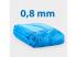 Téglalap alakú Styrofoam profi medence szett 8,00 x 4,00 x 1,50 m, kék fólia, sarok beépített lépcső 118 x 118 cm