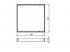 Led panel , beépítő keret , magasított , 600 x 600 x 68 mm , fehér , Tungsram