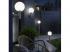 LED lámpatest , állólámpa , E27-es foglalatú , nemesacél , kültéri , IP44 , EGLO , NISIA , 30207