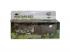 Kids Globe - Land Rover öntvényből, Trailer Army-val, 27 cm