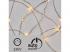 Led fényfüzér , beltéri/kültéri , nano LED , 4 m , meleg fehér , rézszálas , időzíthető , IP44