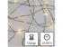 Led fényfüzér , beltéri/kültéri , nano LED , 15 m , meleg fehér , időzíthető , IP44
