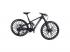 Mountainbike öntött fém, színes, 20,5 cm, 1 db