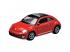 Welly: Volkswagen Bogár modern piros kisautó modell 1/64
