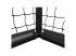 HUDORA Futballkapu Pro Tect 180 - fekete, 180x120x60cm