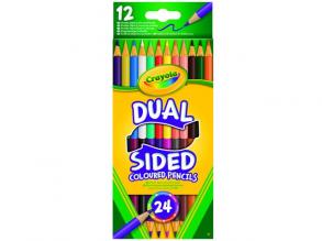 Kétvégű színes ceruza készlet 12db-os - Crayola