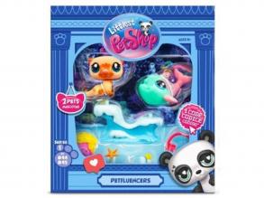 Littlest Pet Shop: Petfluencers vidra és halacska 2db-os figura szett - Vízalatti kalandok 2.széria