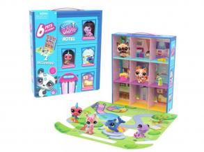Littlest Pet Shop: Hotel játékszett 6db figurával 2.széria