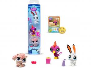 Littlest Pet Shop: Nyúl, harkály, mókus 3db-os figura csomag - Country vibes 2. széria
