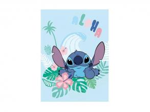Stitch Aloha gyapjú takaró, 110x150cm