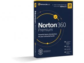 Norton 360 Premium 75GB HUN 1 Felhasználó 10 gép 1 éves dobozos vírusirtó szoftver