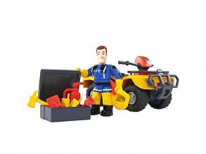 Sam a tűzoltó: Mercury quad jármű figurával - Simba Toys