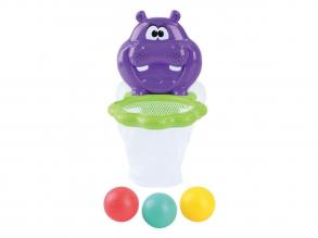 Vízilovas kosárlabda fürdő játékkészlet, 4 db.