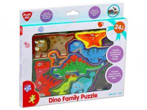 Dinó család formapuzzle - Playgo