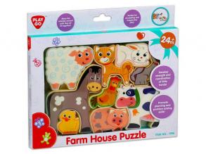 Állatfarm formapuzzle - Playgo