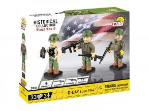 COBI: WWII D nap 1944. június 6. figura szett (2058)