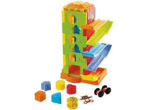 Playgo: 5 az 1-ben bébi készségfejlesztő toronyjáték
