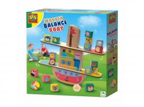 SES fából készült egyensúlyozó csónak