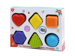 Playgo: Puha szivárvány formák