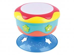 Forgó, zenélő, világító dob játék