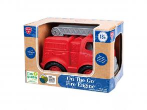 Play tűzoltóautó, bioalapú műanyagból, piros
