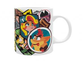 Crash Bandicoot "Sticker Crash" 320ml bögre