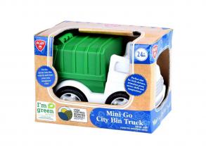 Play szemétszállító teherautó, bioalapú műanyagból, fehér-zöld