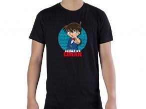 Detective Conan "Conan" fekete féri póló, L méret