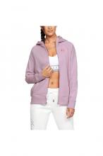 Rival Fleece Sportstyle Lc Sleeve Graphic Under Armour női pink színű training pulóver