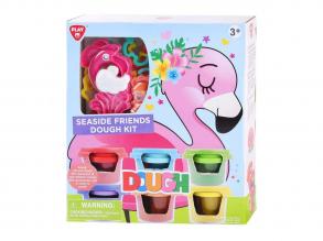 Playgo Tengerparti Állatok gyurma készlet - 6 edény
