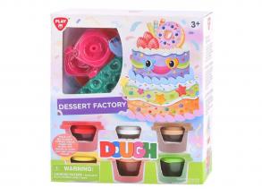 Playgo Desszert gyurma készlet - 6 edény