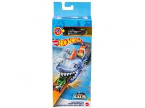 Hot Wheels: Kilövő bestia cápa kisautóval - Mattel