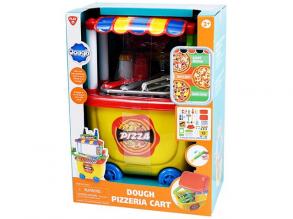 Playgo: Guruló pizzás kocsi gyurmakészlet