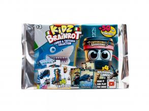 Brainrot holografikus kártyák és tetoválások