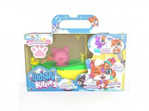Washy Friends: Color Reveal Pancsoló cicusok káddal és kiegészítőkkel - Szörmi