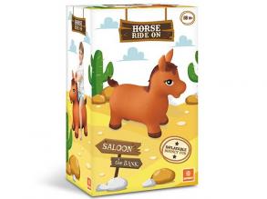 Felfújható ugráló lovacska barna színben - Mondo Toys