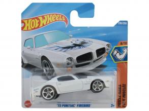 Hot Wheels: '73 Pontiac Firebird fehér kisautó 1/64 - Mattel
