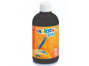 Baby ujjfesték fekete színben 500 ml-es flakonban - Carioca