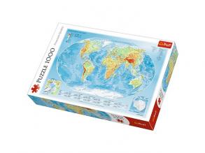 A Föld fizikai térképe 1000 db-os Puzzle - Trefl