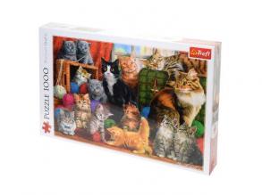 Macska találkozó 1000db-os puzzle - Trefl