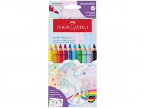 Faber-Castell: Jumbo GRIP unikornisos színes ceruza szett 8+2db