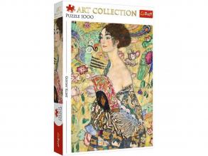 Gustav Klimt: A hölgy legyezővel 1000 db-os puzzle - Trefl