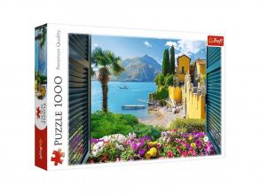 Kilátás a Comói-tóra 1000 db-os puzzle - Trefl
