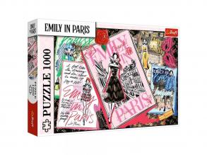 Emily Párizsban: Divat magazinok 1000 db-os puzzle - Trefl
