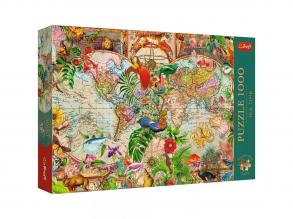 Antik világtérkép 1000 db-os prémium plusz puzzle - Trefl