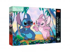 Stitch és Angel a tengerparton 1000 db-os prémium plusz puzzle - Trefl