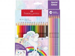 Faber-Castell: Kastélyos színesceruza készlet 18+6 db-os csomag