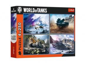 A nagy tankcsata 4x250 db-os puzzle - Trefl